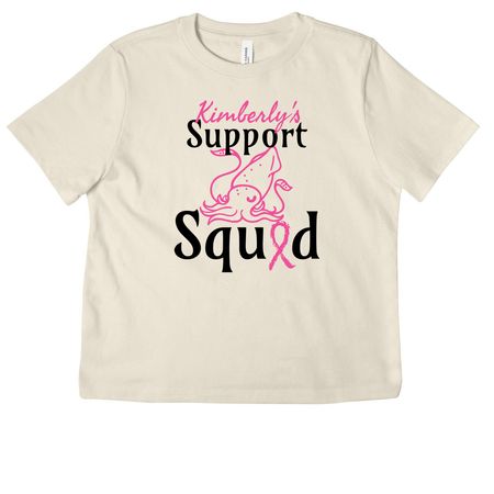 Kimberly's Support Squid's, a Natural Women's Heavyweight Tee