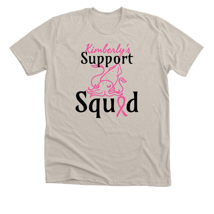 Kimberly's Support Squid's, a Heather Dust Premium Unisex Tee