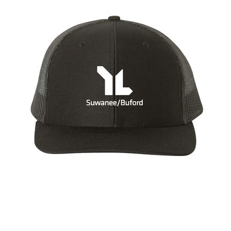 Trucker Hat, a Black Printed Snapback Trucker Cap