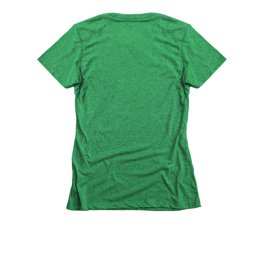 Shamrock 2022&nbsp;, a Kelly Green Women's Slim Fit Tee (back-view)