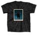The Battycat black cat tarot card, a Black Classic Tie Dye Tee