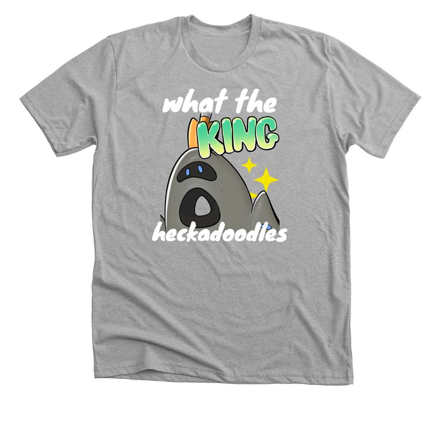 king what, a Athletic Heather Premium Unisex Tee