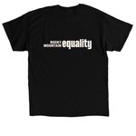 Vote with Pride (Dark), a Black Classic Unisex Tee (back-view)