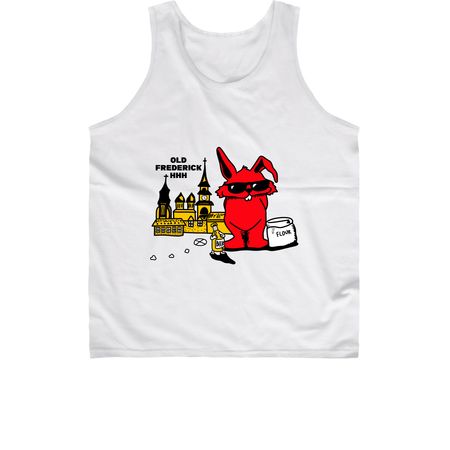 OFH3 Logo On Front, a White Classic Unisex Tank Top