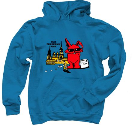 OFH3 Logo On Front, a Sapphire Pullover Hoodie