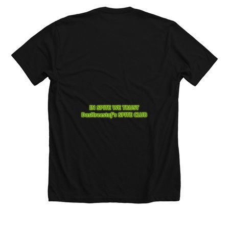 DasKreestof Wants You!, a Solid Black Blend Premium Unisex Tee (back-view)