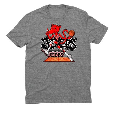 South Webster Basketball, a Aluminum Grey Allmade Eco Triblend Unisex Tee