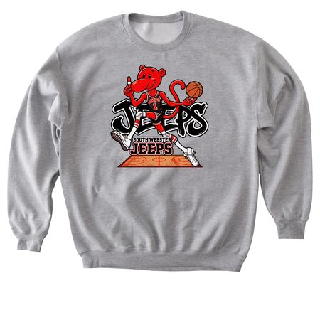 South Webster Basketball, a Sport Grey Softstyle Crewneck Sweatshirt