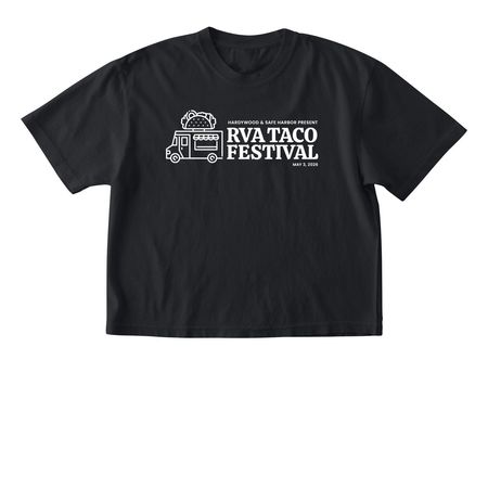 RVA Taco Festival 2026, a Black Comfort Colors Boxy Tee