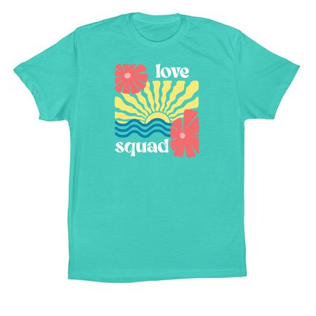 The Love Squad (2025 T-Shirt), a Teal Premium Cotton Tee