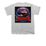 Rockin R Epic 4th Of July, a Sport Grey Youth Unisex Tee (back-view)