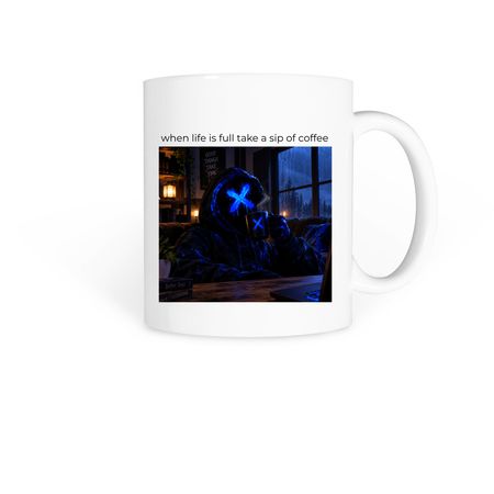 the HN gamer mug, a White Coffee Mug