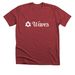 Waves, a Heather Canvas Red Premium Unisex Tee
