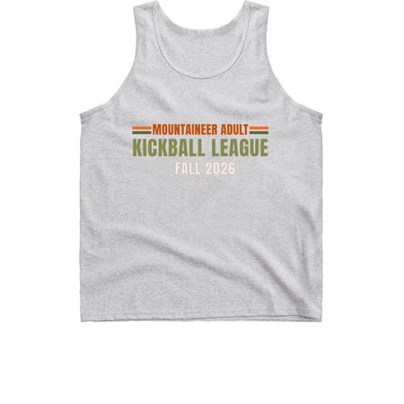 FALL 2026 Mountaineer Adult Kickball League, a Sport Grey Classic Unisex Tank Top