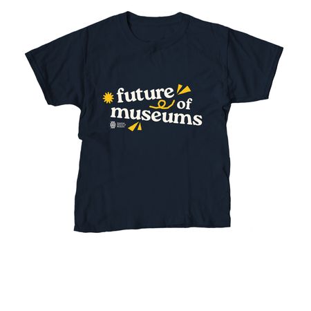 Future of Museums Youth Wear, a Navy Youth Unisex Tee