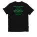 Wacky Canoe, a Deep Black Allmade Organic Cotton Unisex Tee (back-view)