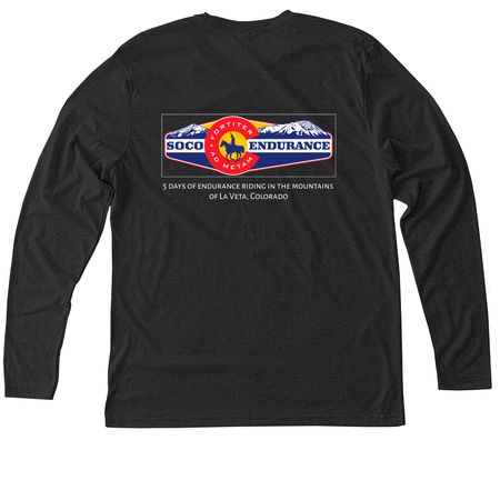 Spanish Peaks!, a Vintage Black Triblend Long Sleeve Tee