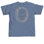 Brittany's Verse&nbsp;, a Blue Jean Comfort Colors Unisex Tee (back-view)