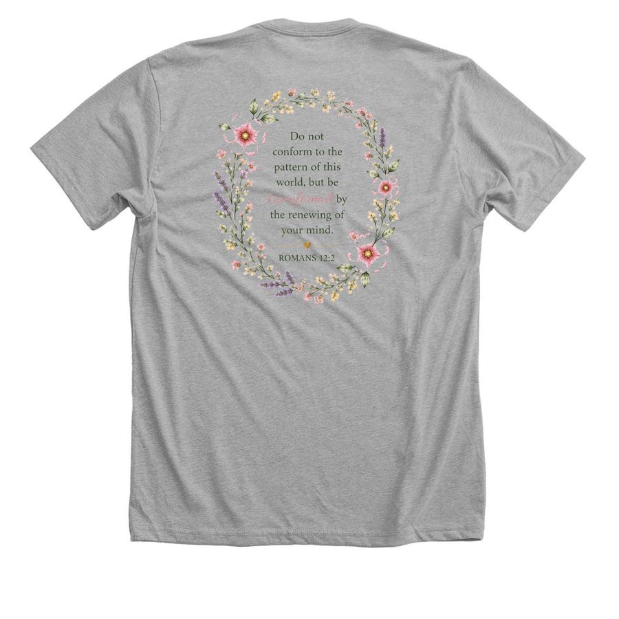 Brittany's Verse&nbsp;, a Athletic Heather Premium Unisex Tee (back-view)