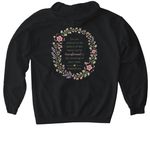 Brittany's Verse&nbsp;, a Black Gildan Softstyle Pullover Hoodie (back-view)